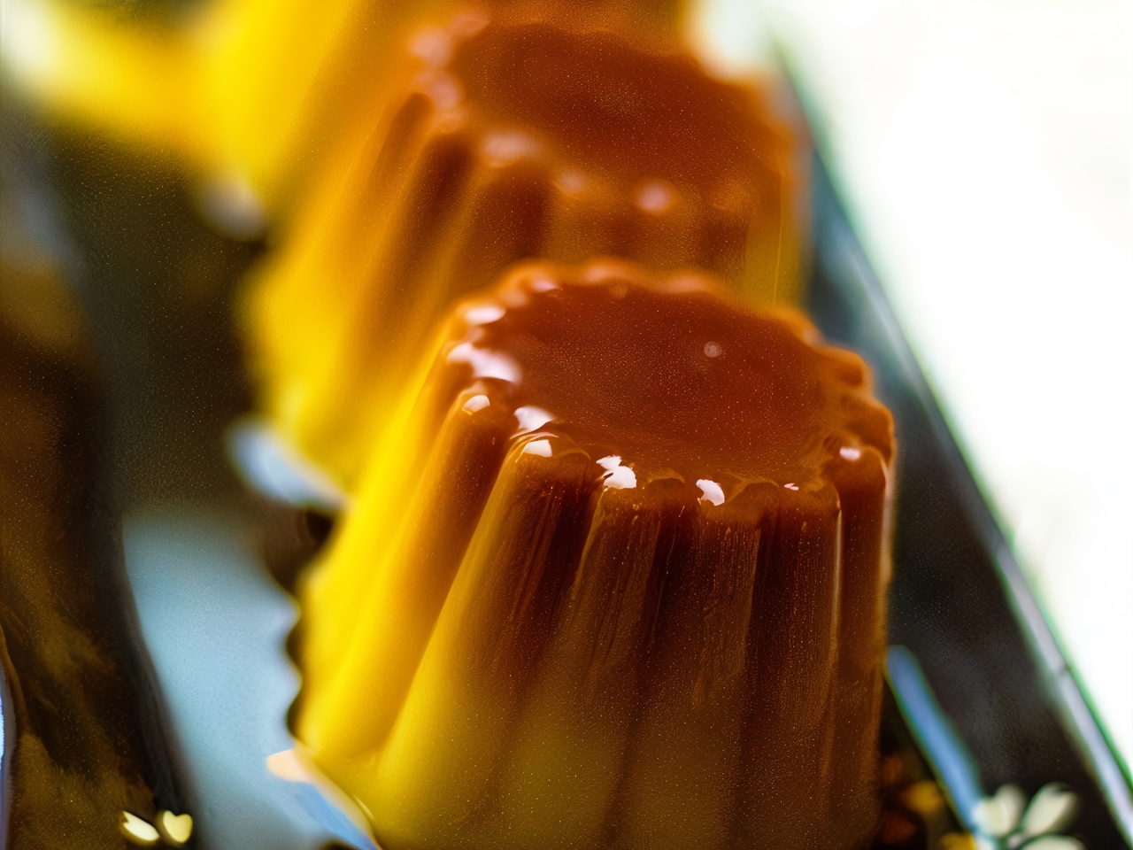 Creme Caramel with Lemongrass, Chili, Sake, and Star Anise