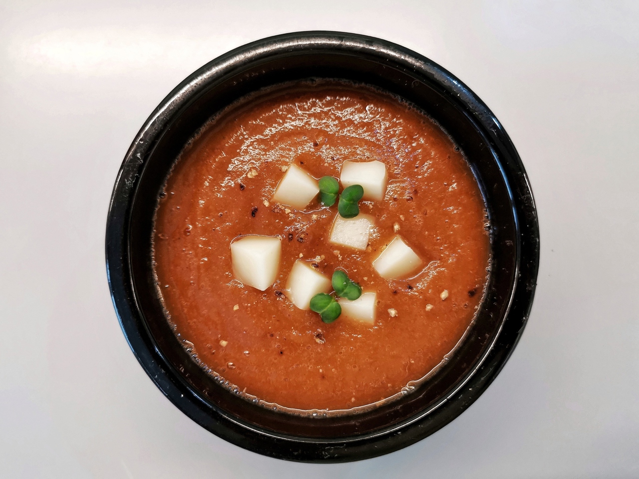 Creamy Eggplant and Pepper Soup