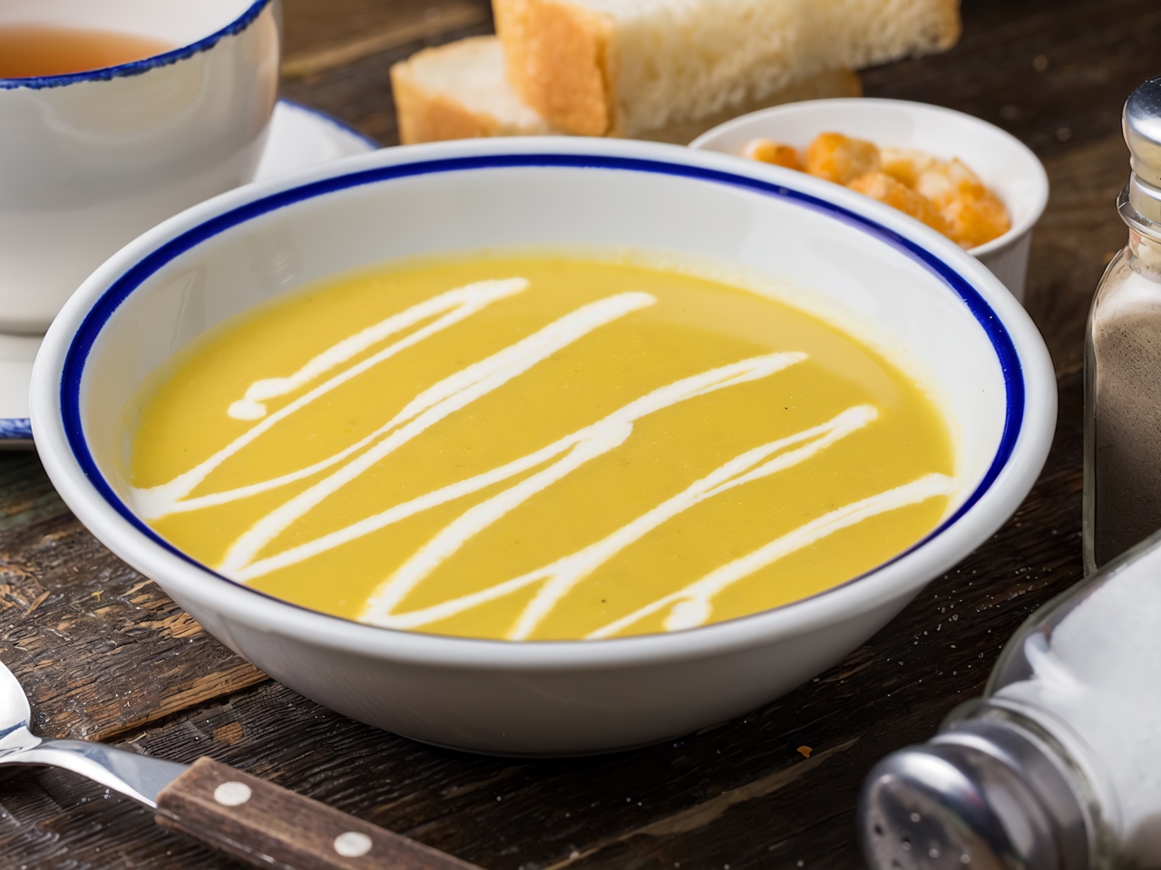 Smoked Zucchini Cream Soup