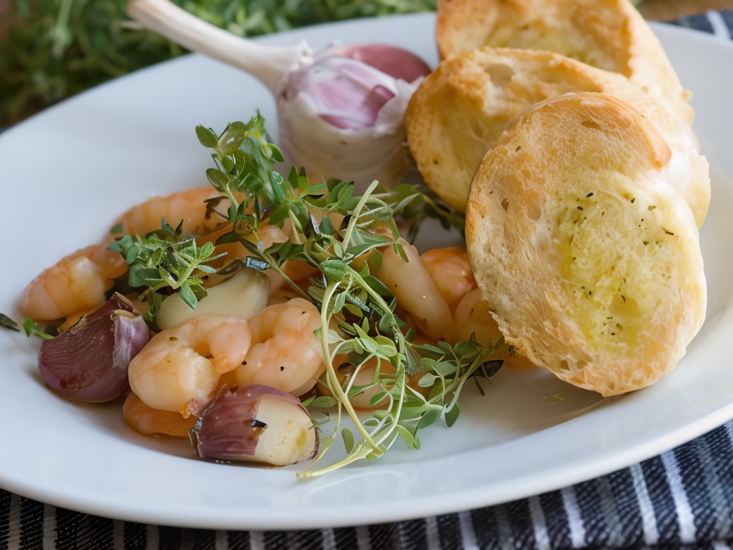 Grilled Shrimp with Thyme