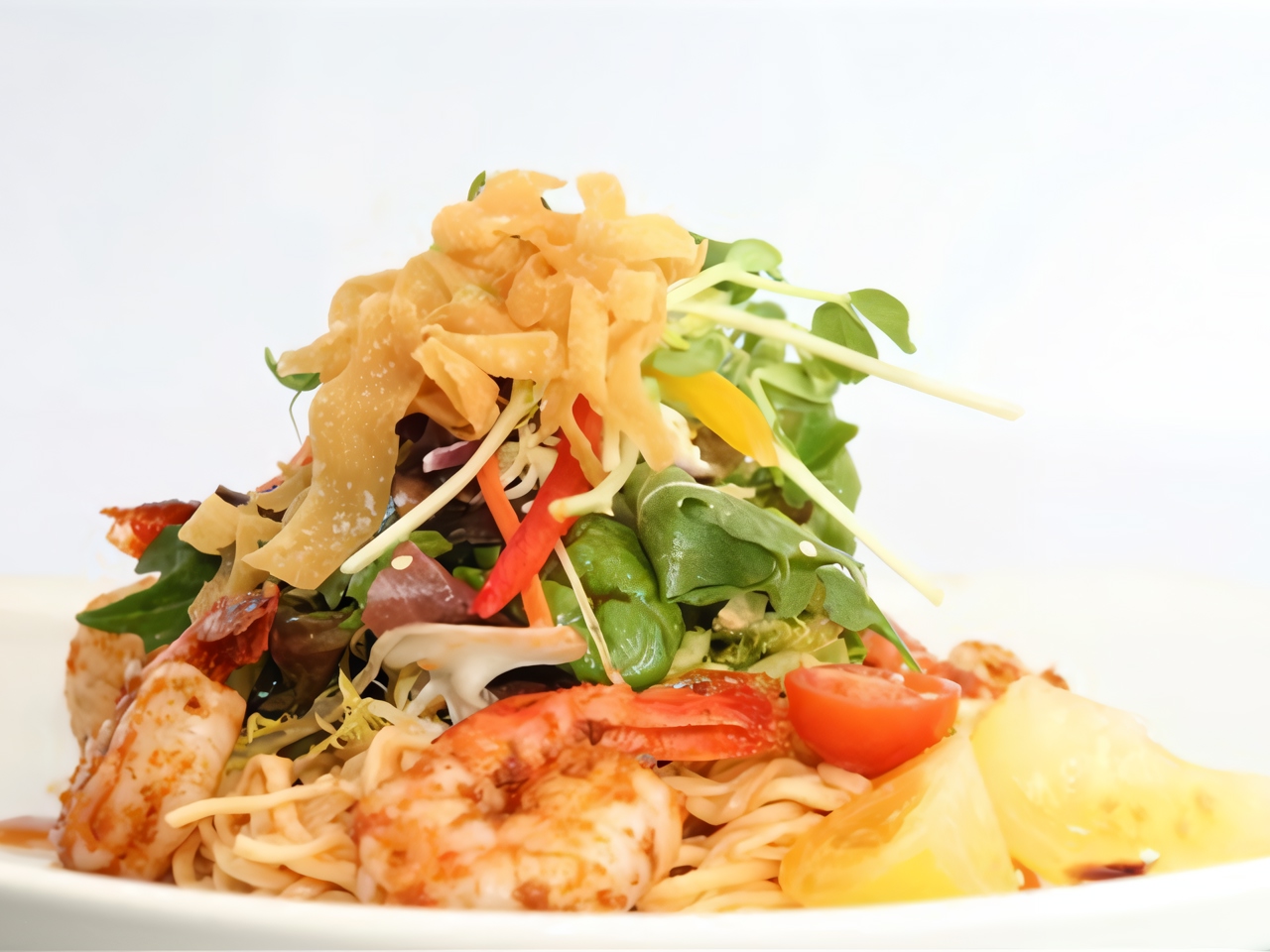 Shrimp with Mango and Glass Noodles