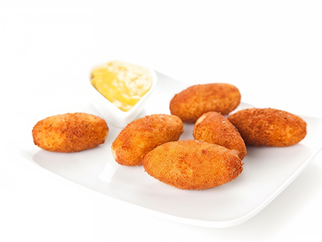 Rice and Ham Croquettes with Parmesan
