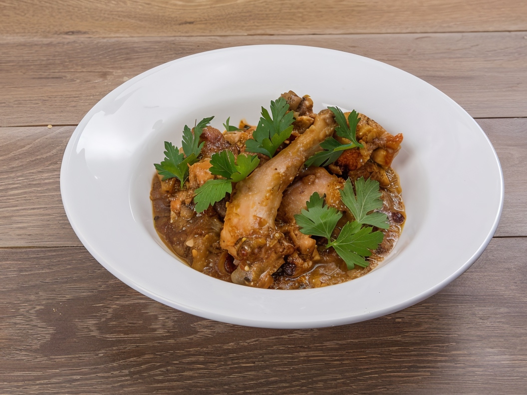 Rabbit in Almond Sauce