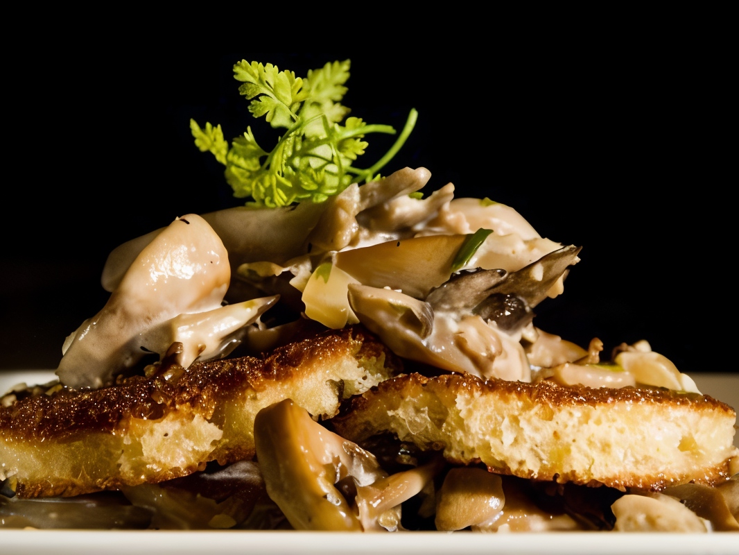 Crostini with Mushrooms and Thyme