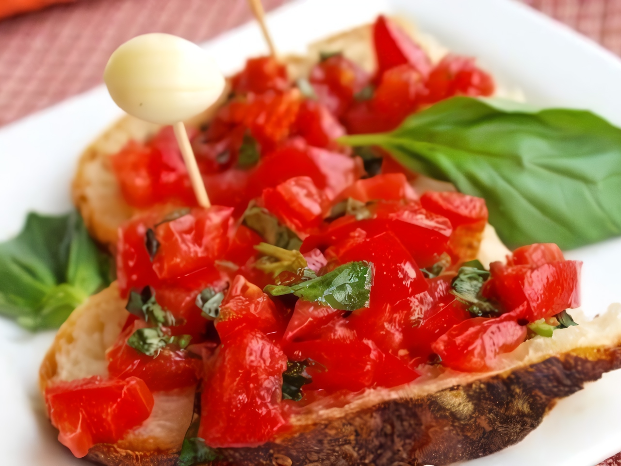 Crostini with Roasted Bell Peppers