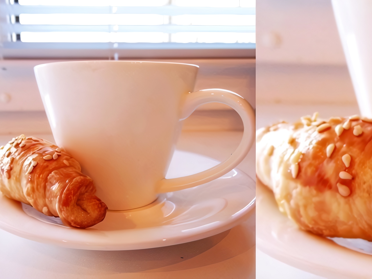 Croissants with Custard
