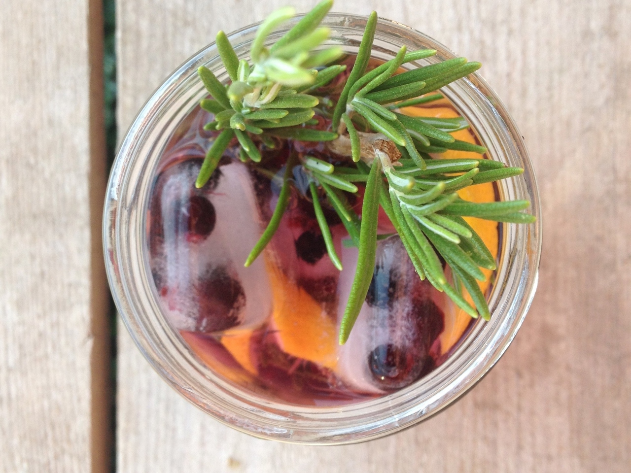 Cooler with Chamomile, Rosemary, and Black Currant