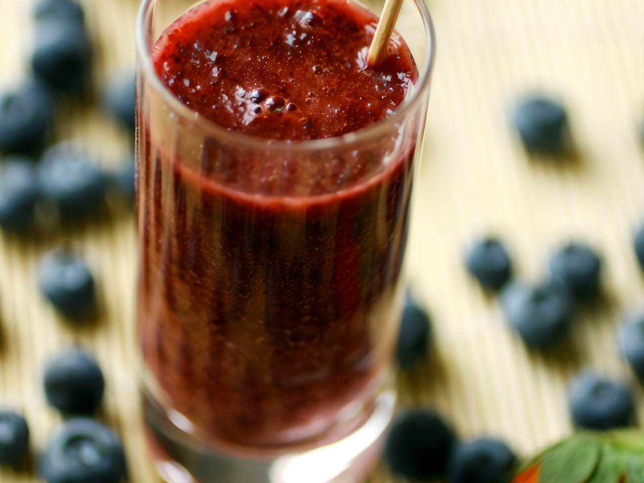 Blueberry Coulis with White Wine
