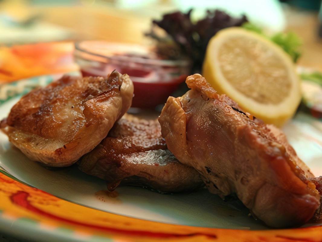 Chicken Marinated in Coffee Marinade