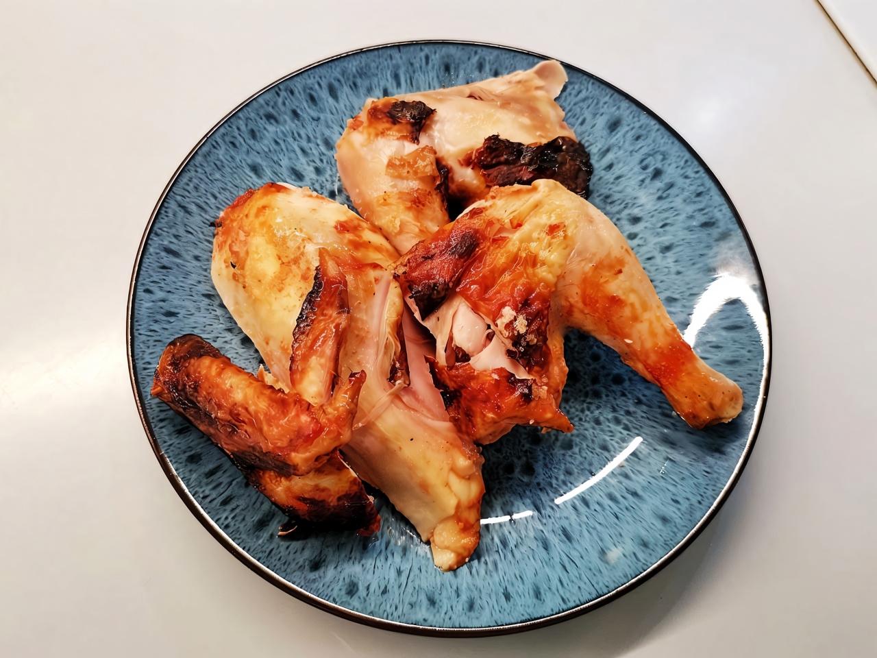Chicken on Salt in Tomato Marinade