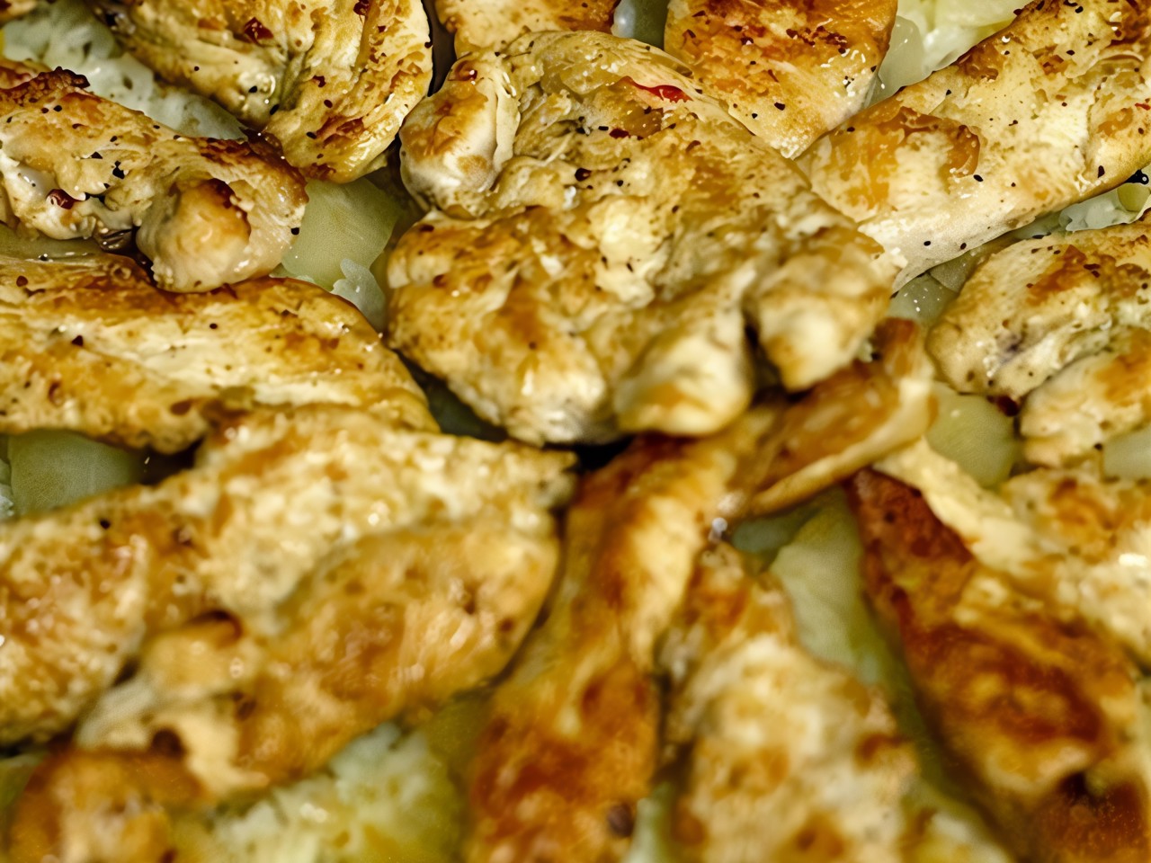 Louisiana Chicken with Rice and Pineapple