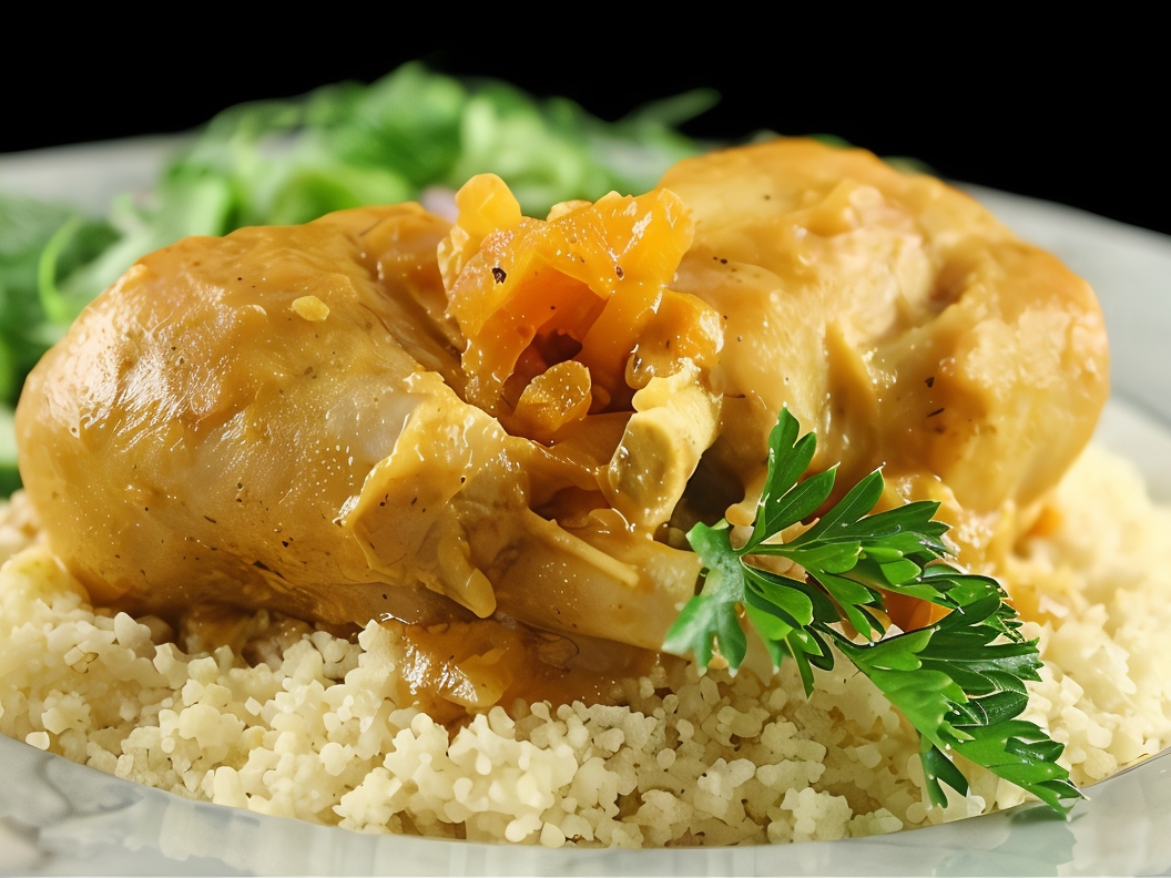 Chicken with Apricots and Ginger