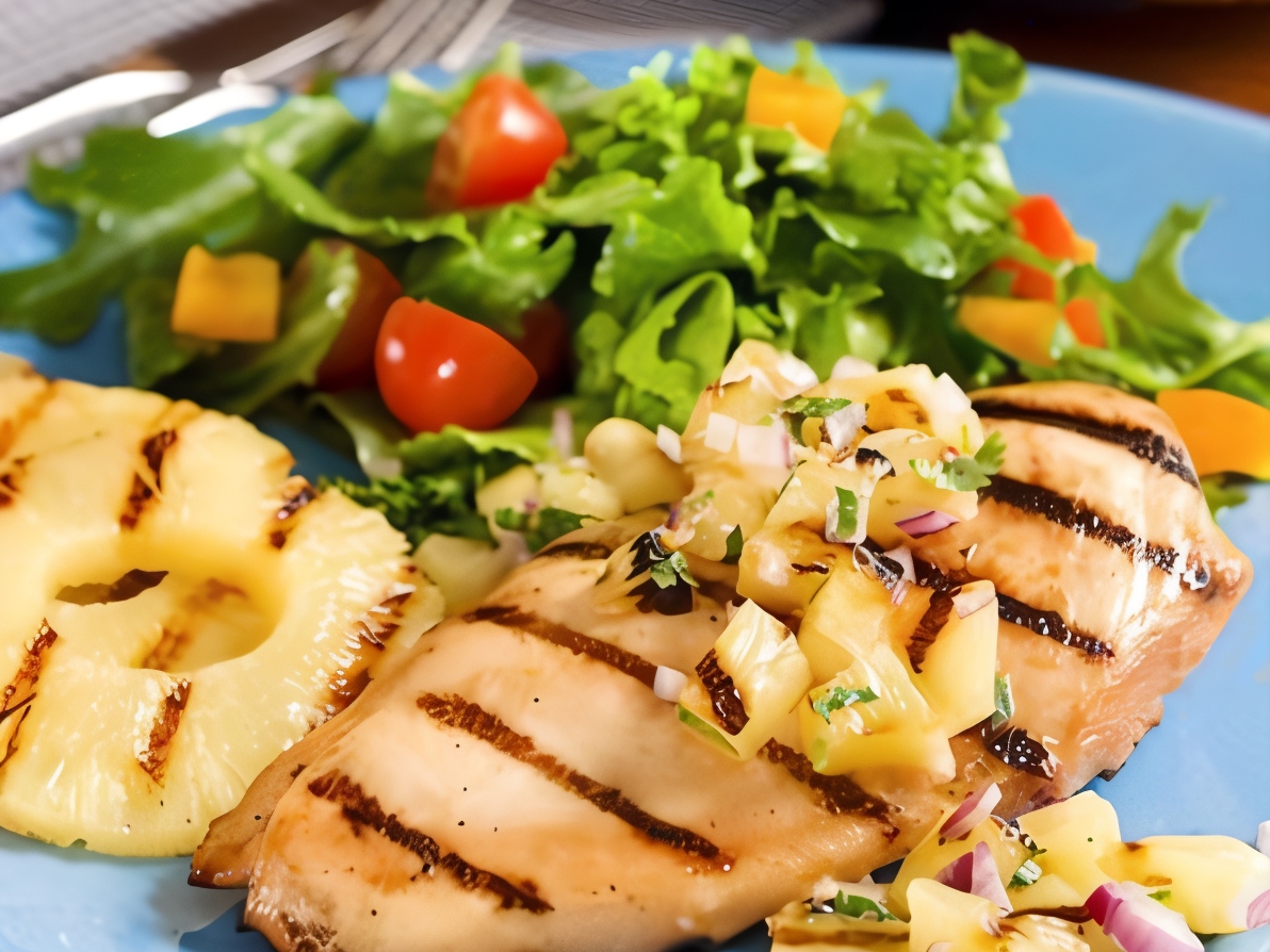 Grilled Chicken with Pineapple