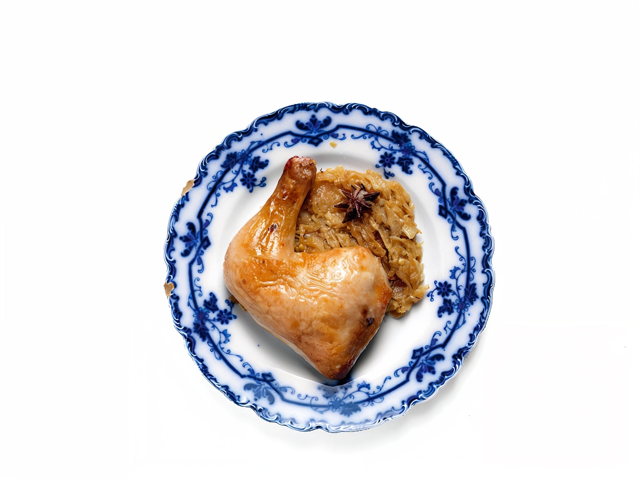 Chicken with Star Anise and Braised Onions