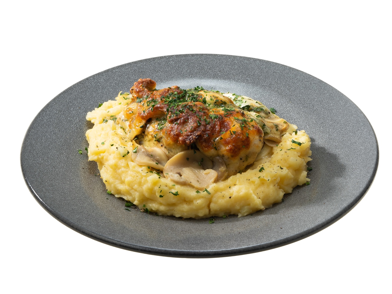 Chicken with Mushrooms in the Oven