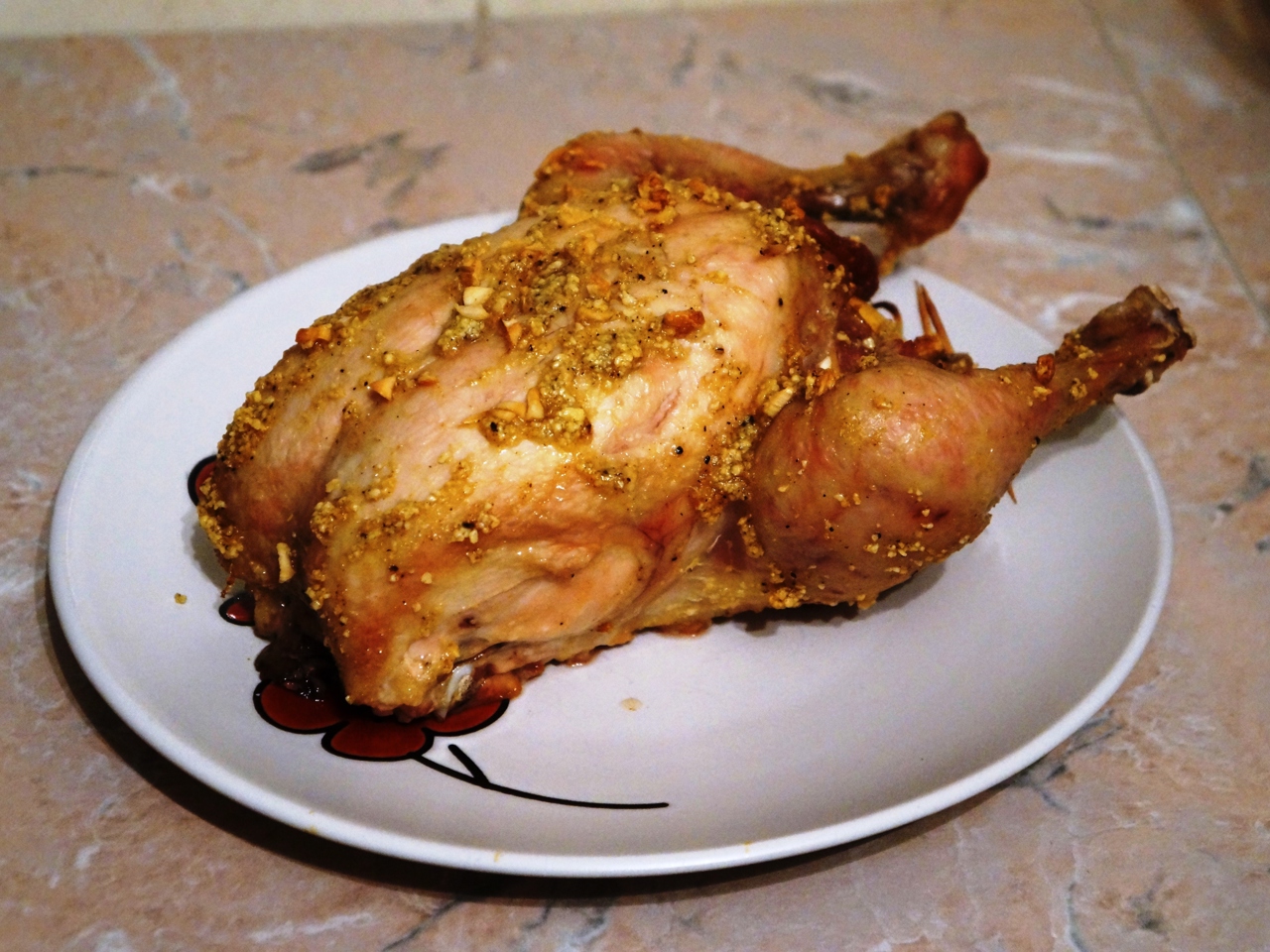 Chicken with Apples in Garlic-Walnut Sauce