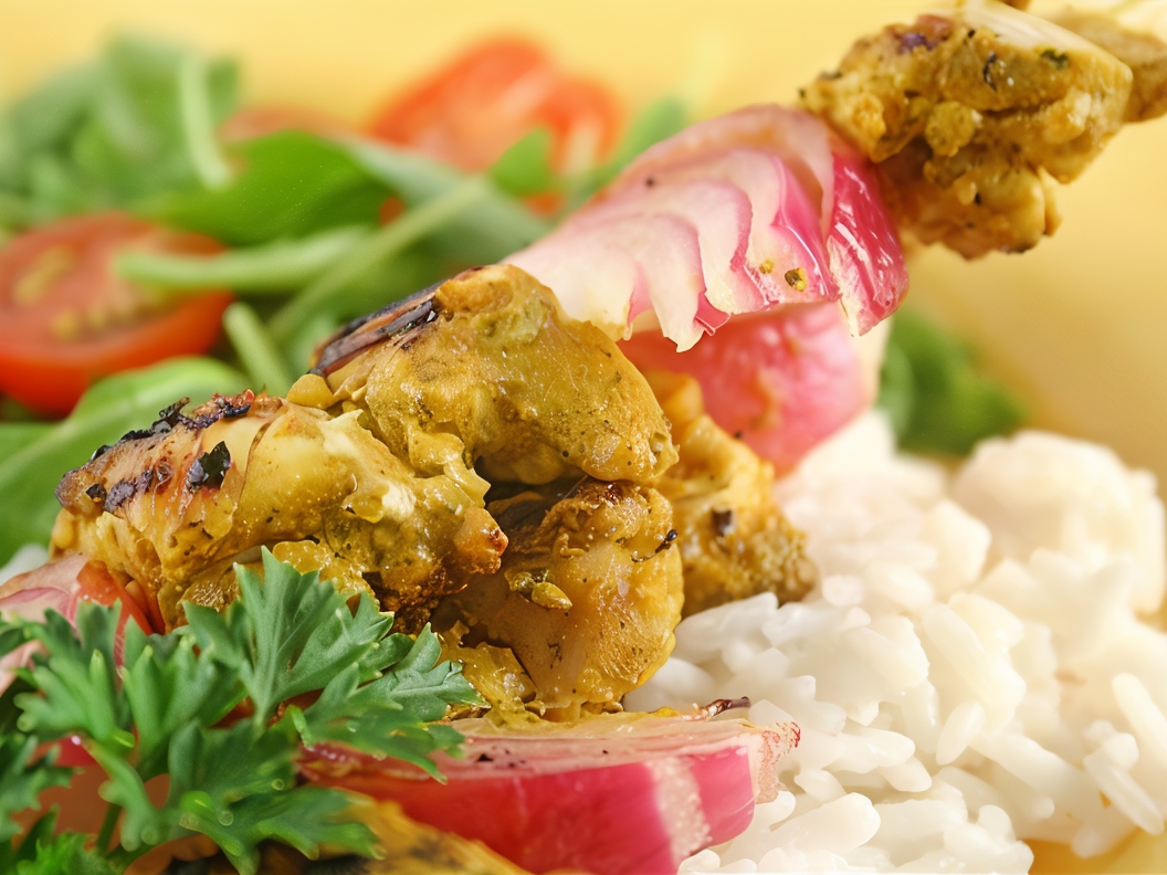 Tandoori Chicken with Rice and Cardamom