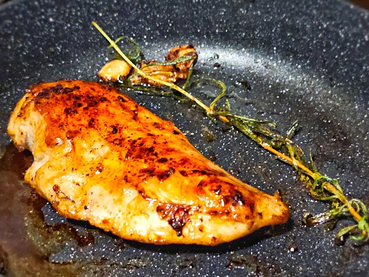 Chicken Breast with Butter and Rosemary