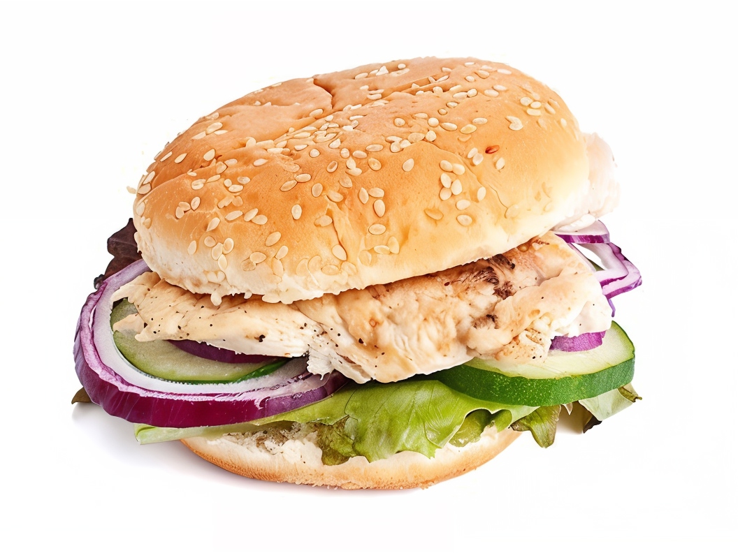 Chicken Burgers with Yakitori Sauce