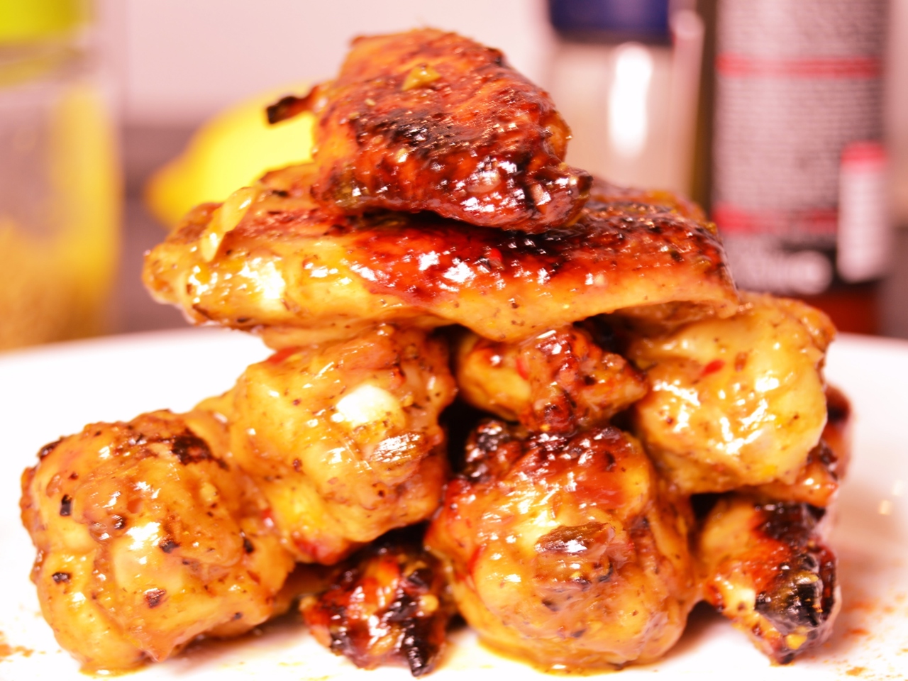 Chicken Wings in Orange Glaze