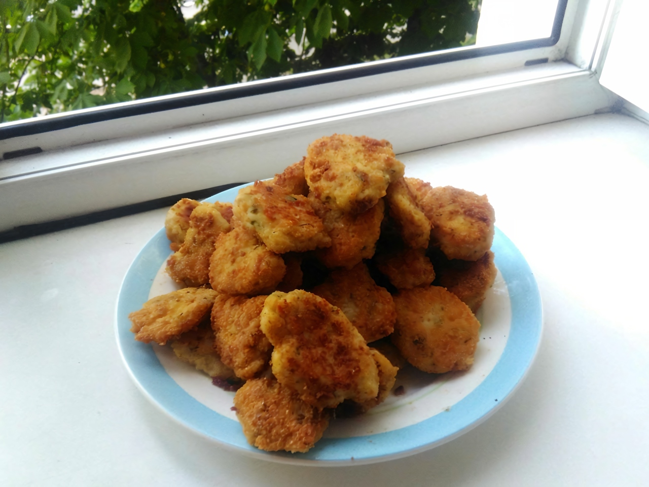 Chicken Nuggets with Cheese