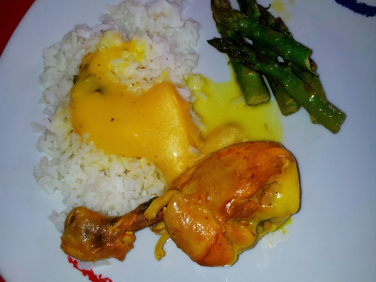 Chicken Legs in Coconut Milk with Mint