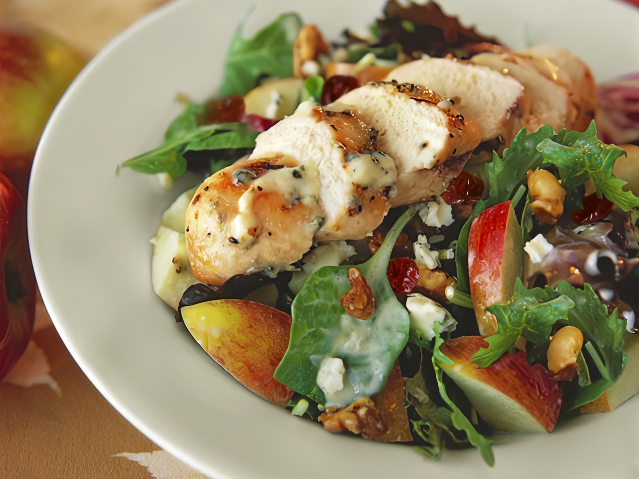 Chicken Salad with Fruits and Nuts