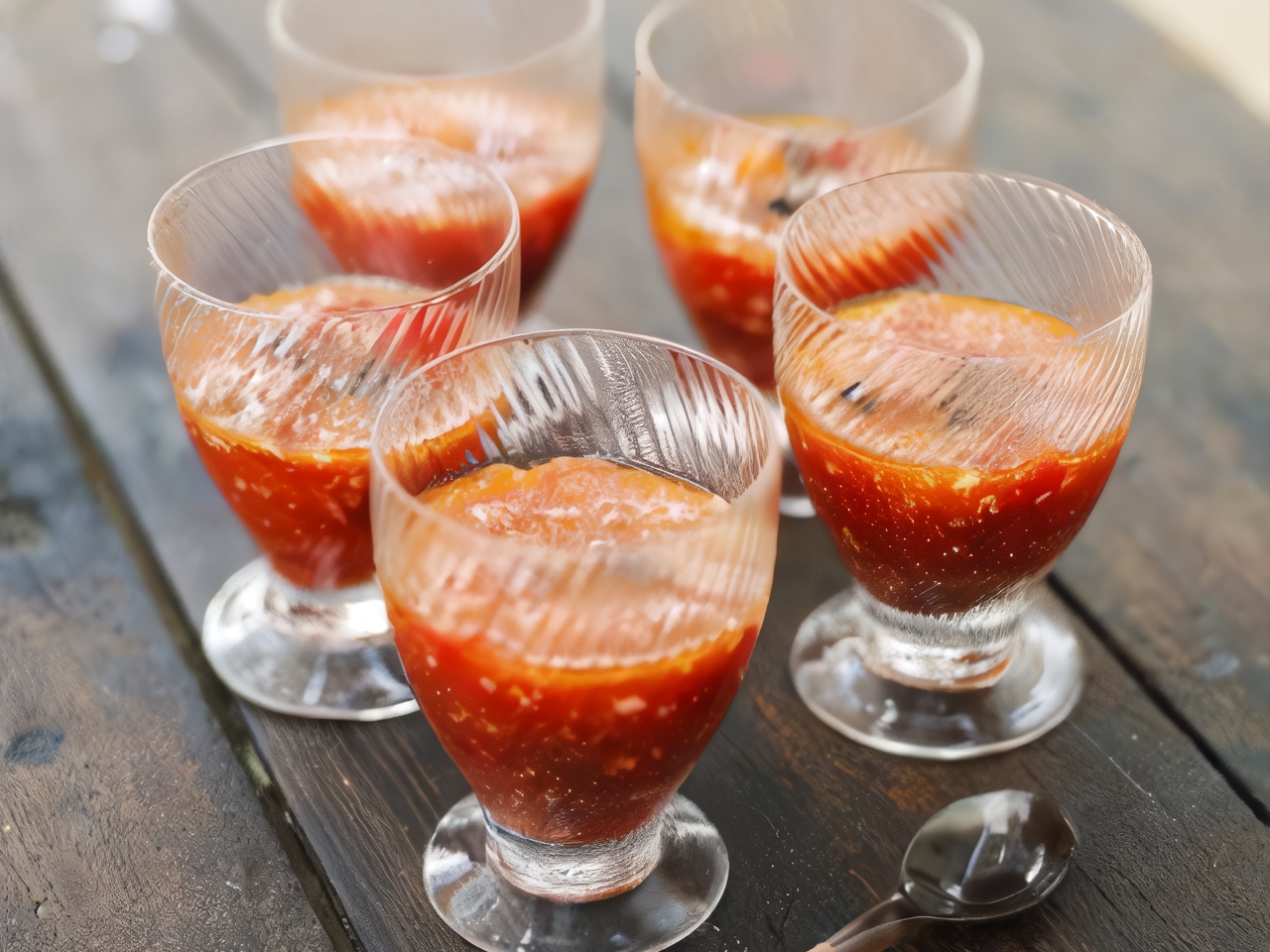 Chicken Soup with Tomatoes and Corn Chips