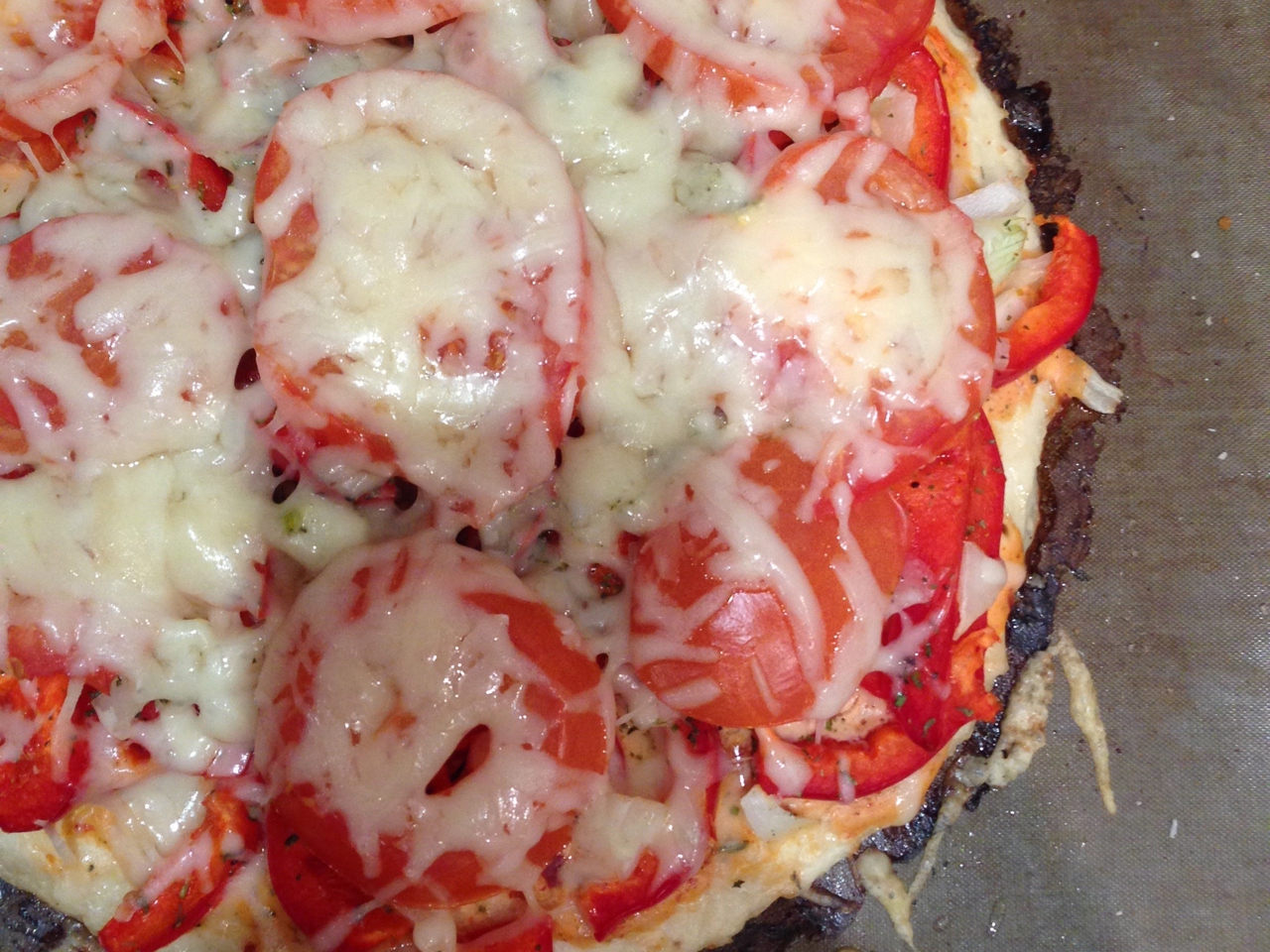 Chicken Breast with Vegetables and Cheese 'Sporty Pizza'