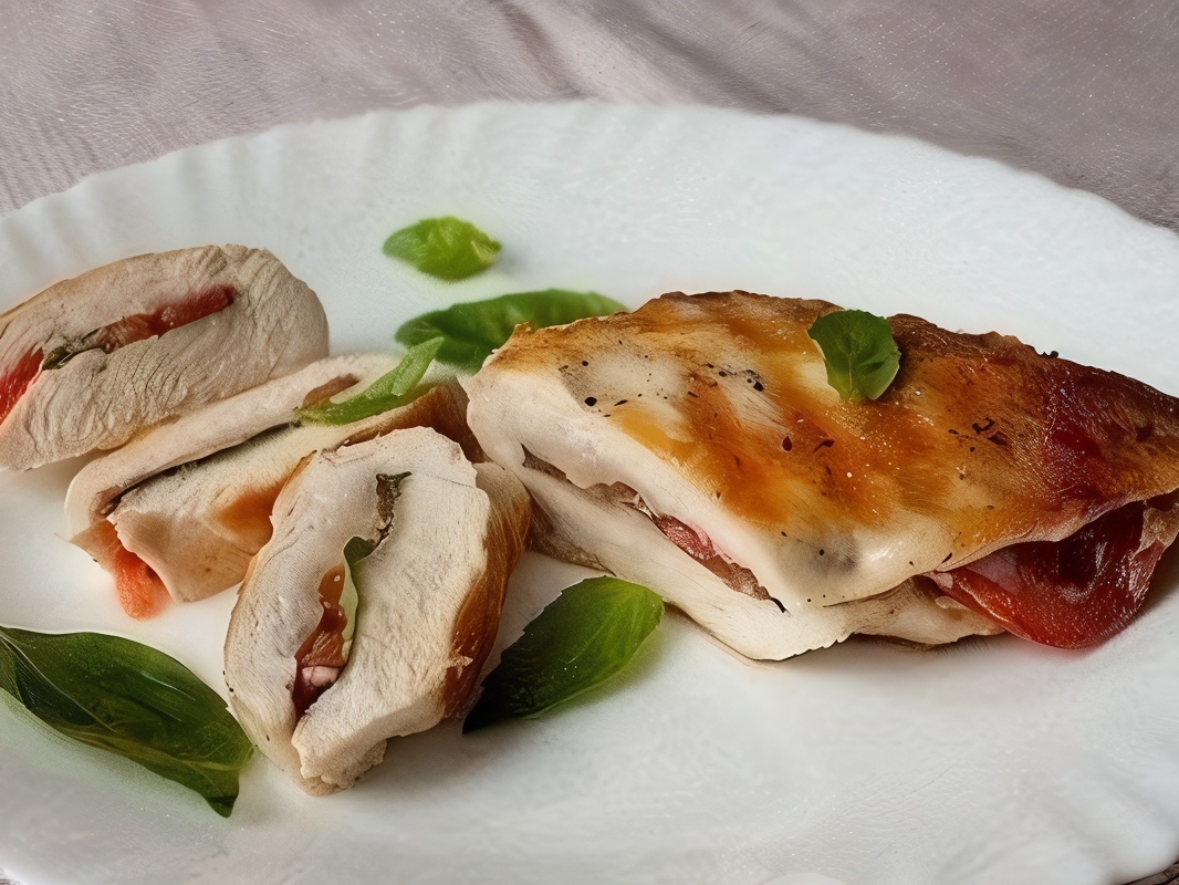 Chicken Fillet with Tomatoes and Basil