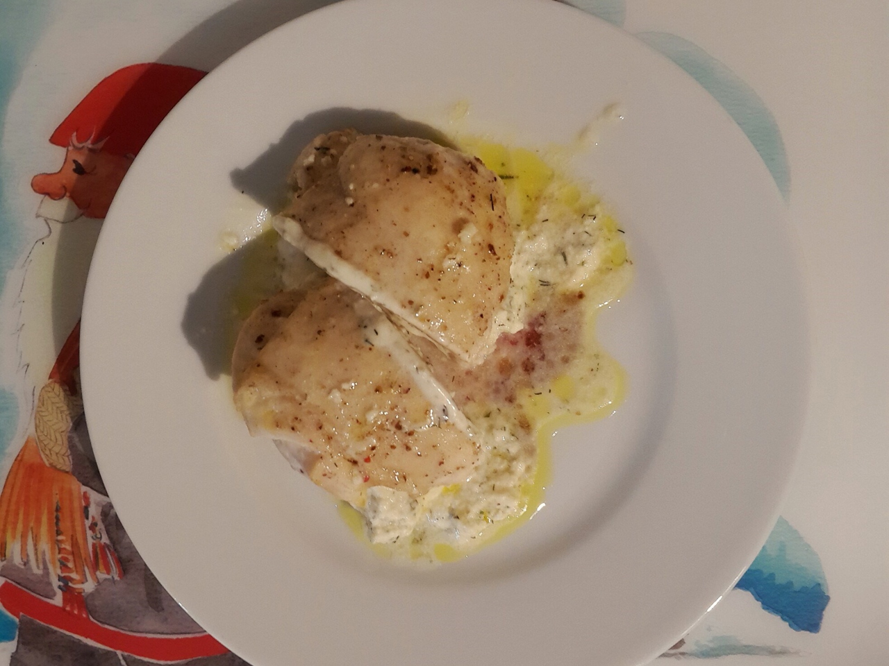Chicken Fillet with Cottage Cheese Filling