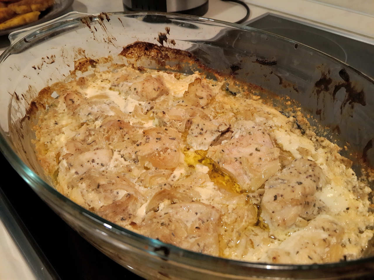 Chicken Fillet Stewed in Cream