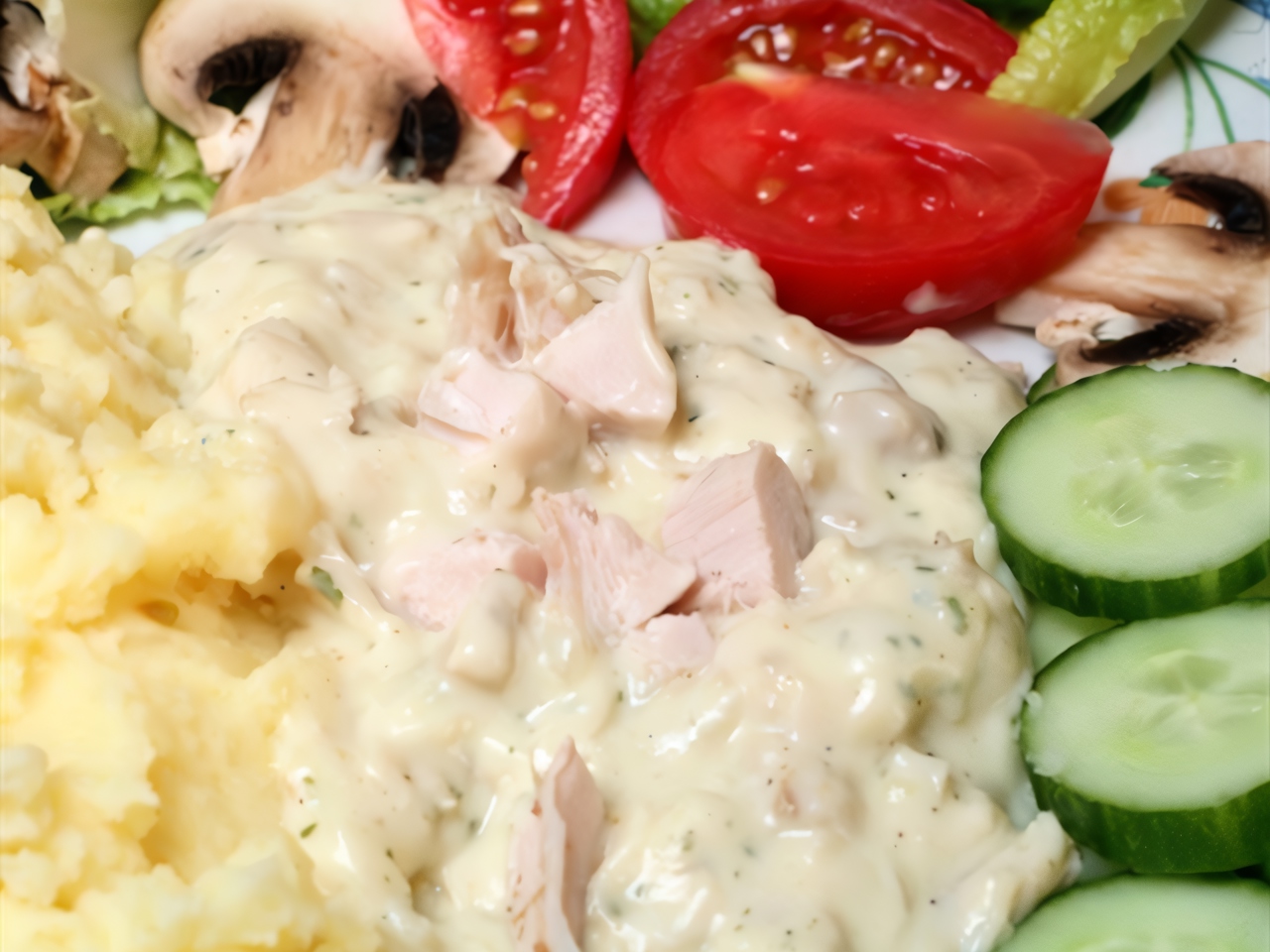 Chicken Fillet in Cheese Sauce