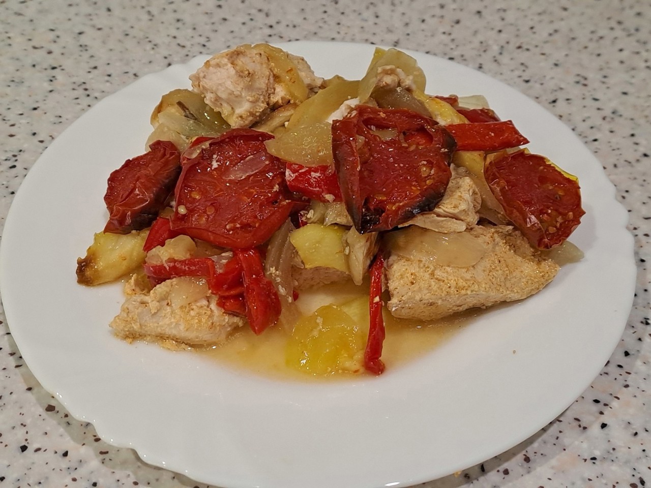 Baked Chicken Fillet with Vegetables