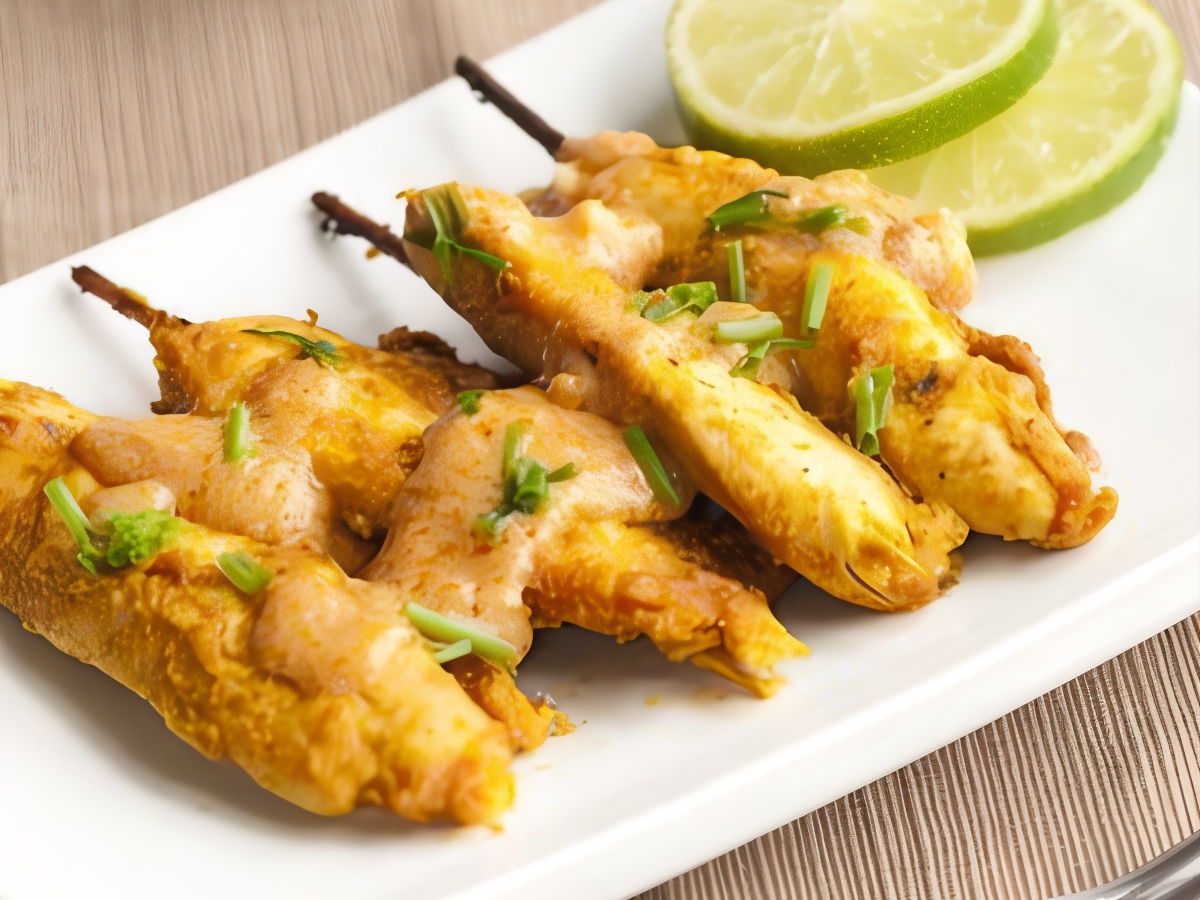 Chicken Sauté with Chutney and Peanut Sauce