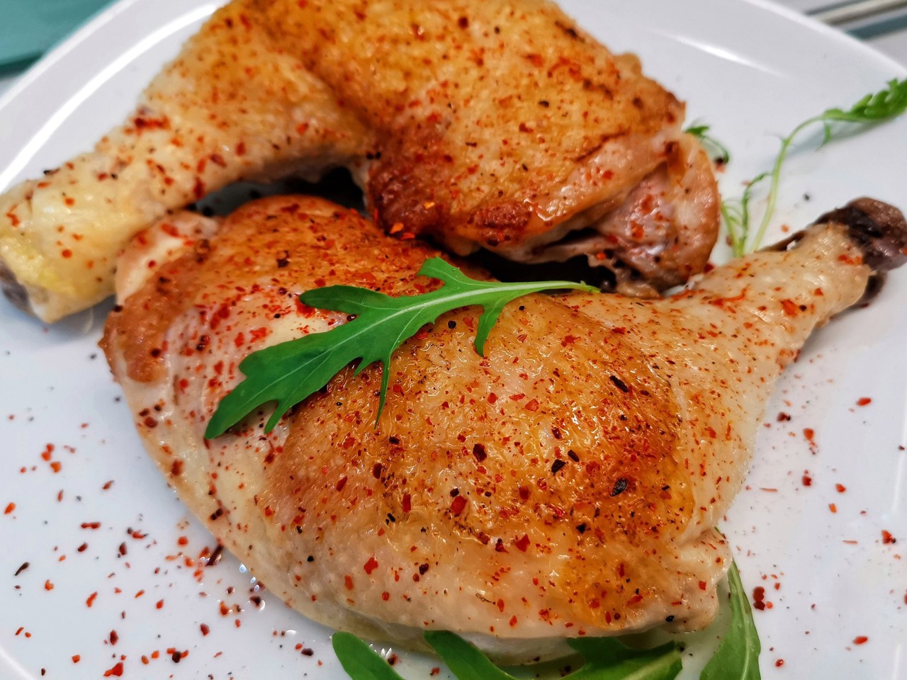 Chicken Thighs in a Skillet