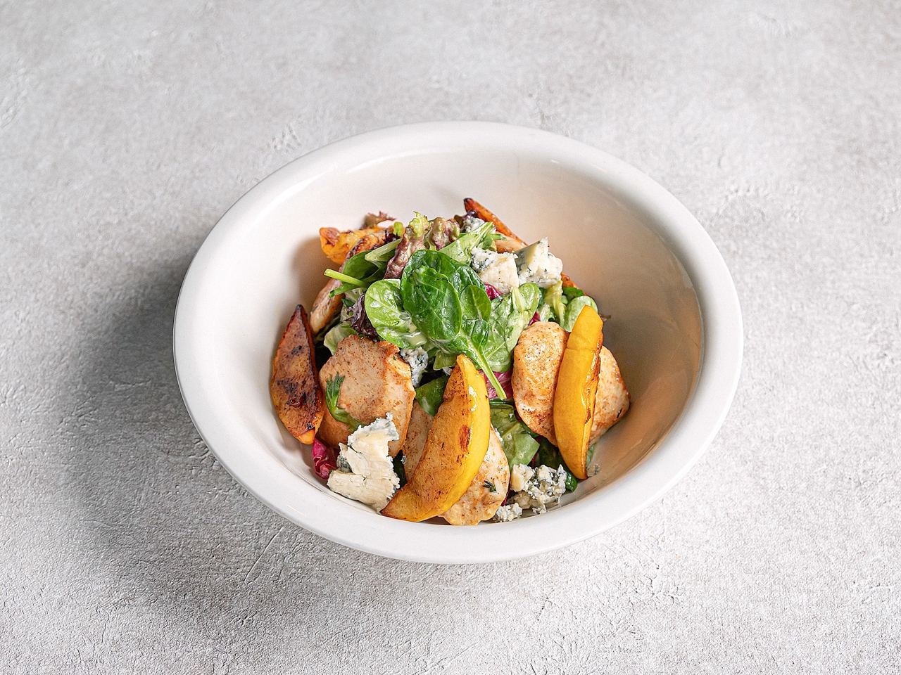 Chicken Salad with Quince and Blue Cheese
