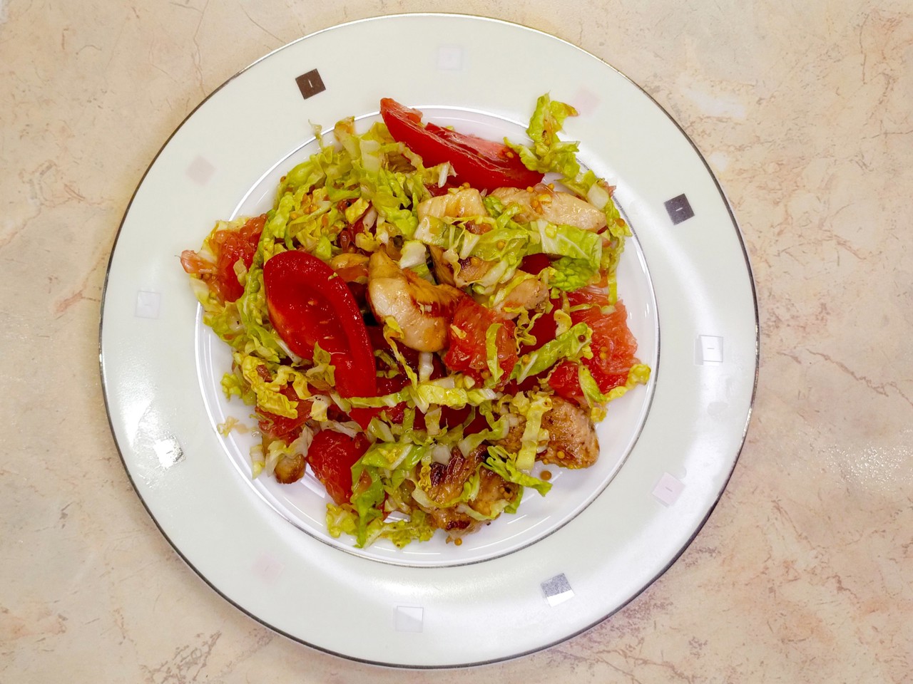 Chicken Salad with Citrus without Mayonnaise