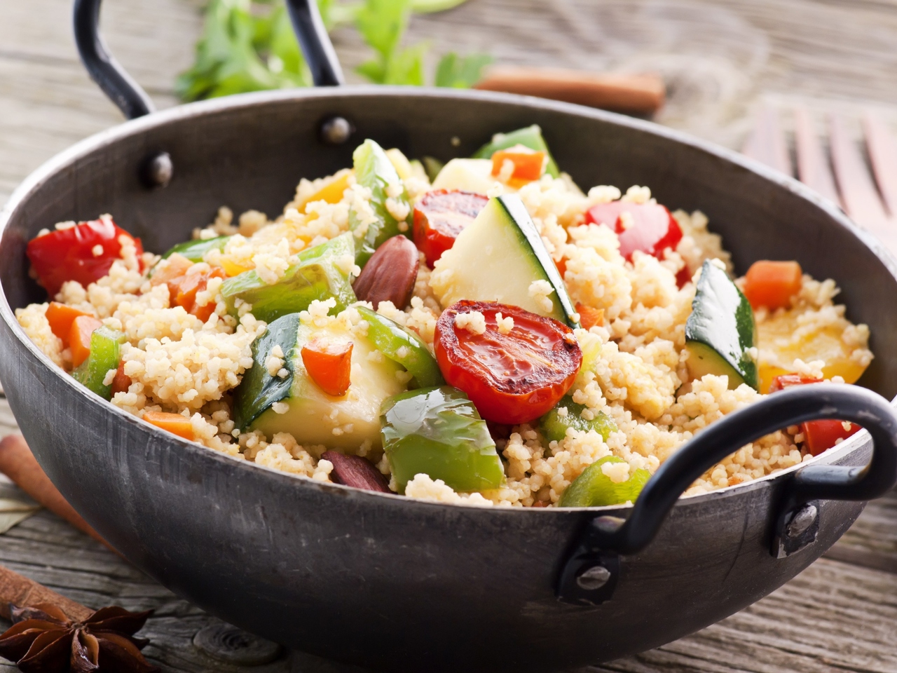 Couscous with Fragrant Herbs