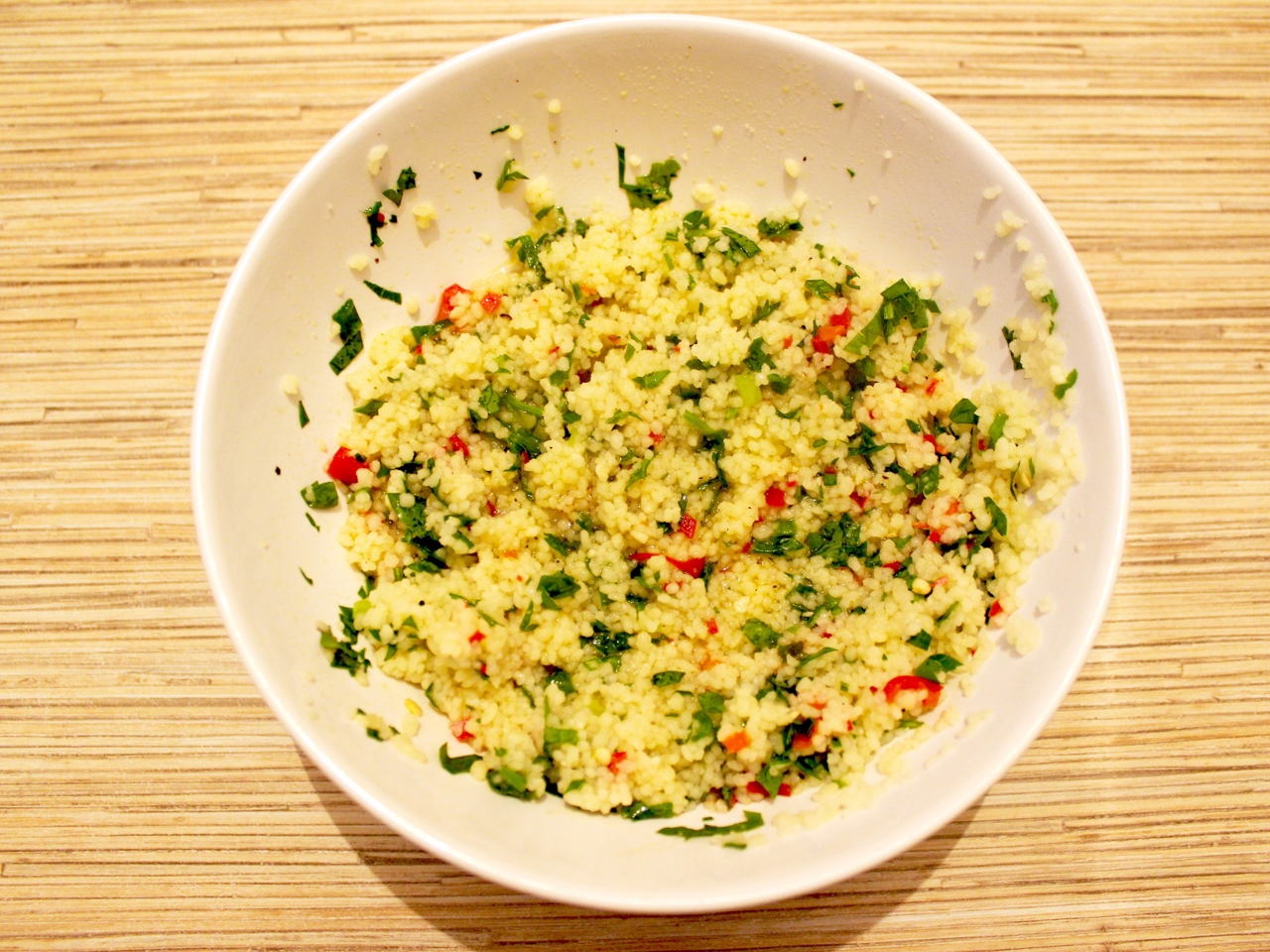 Couscous with Chili, Herbs, and Lemon Juice