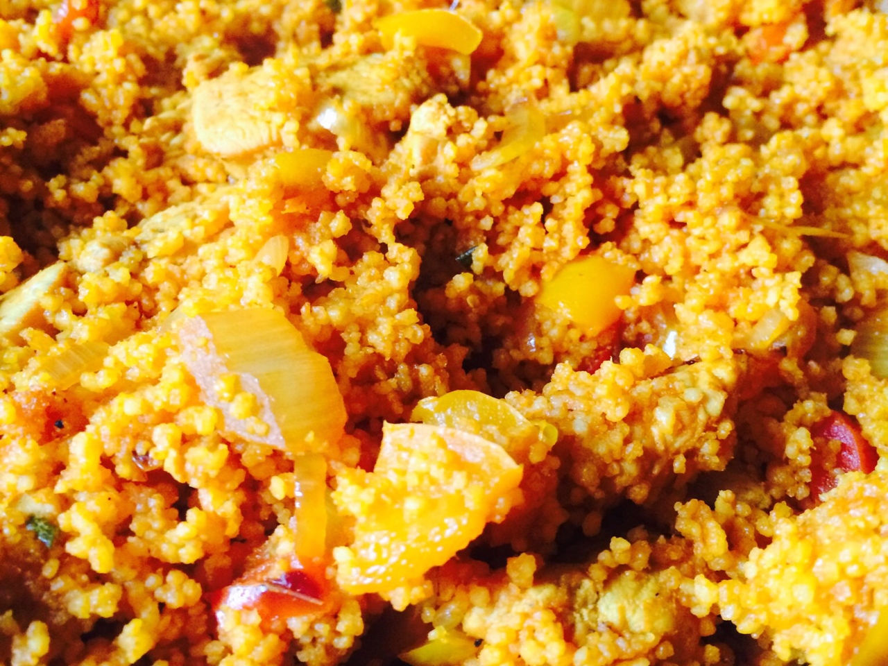 Couscous with Chicken Fillet in Eastern Style