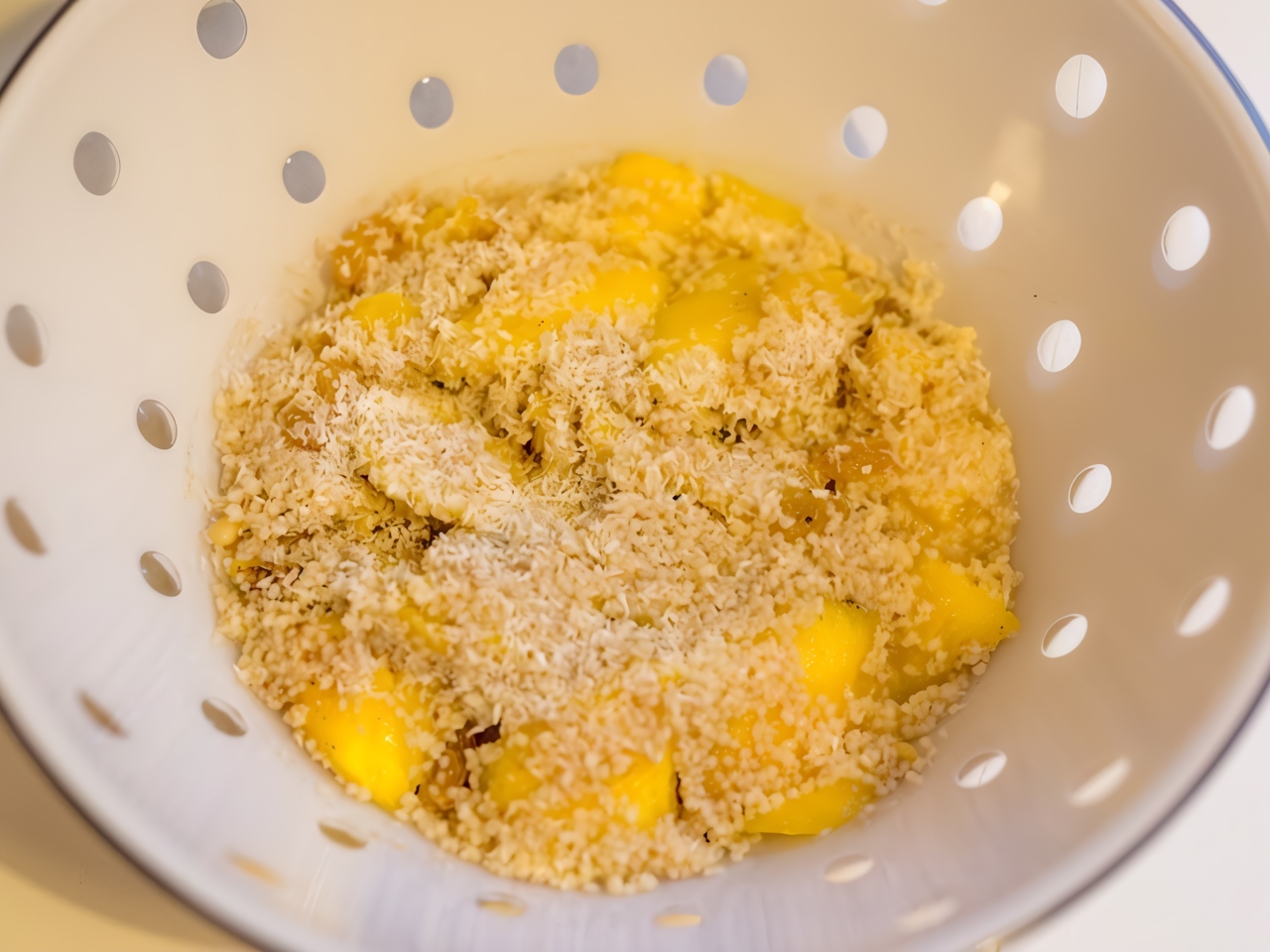 Couscous with Mango and Coconut Cream