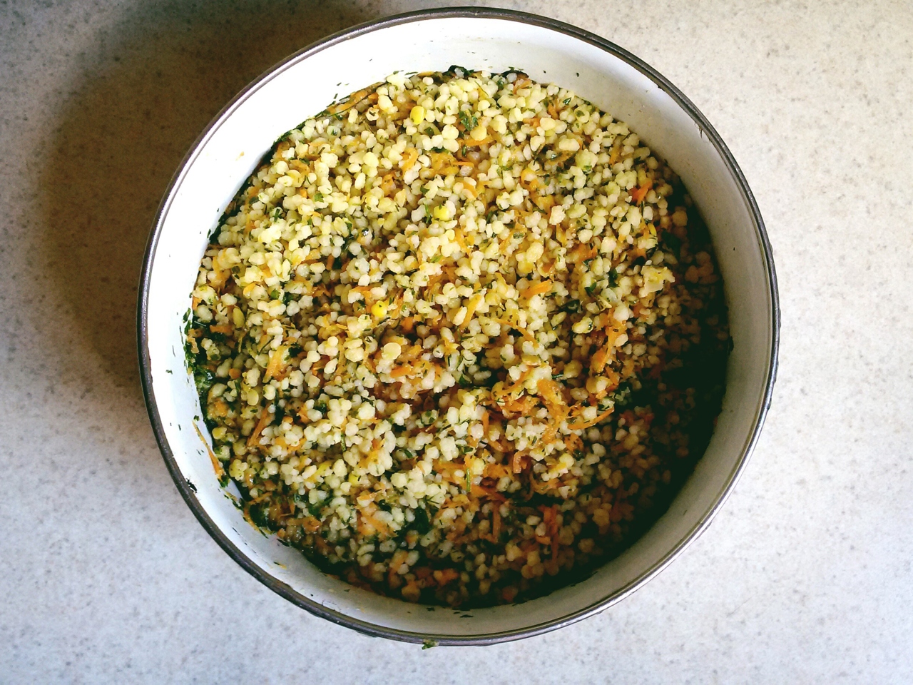 Couscous with Carrots and Cilantro