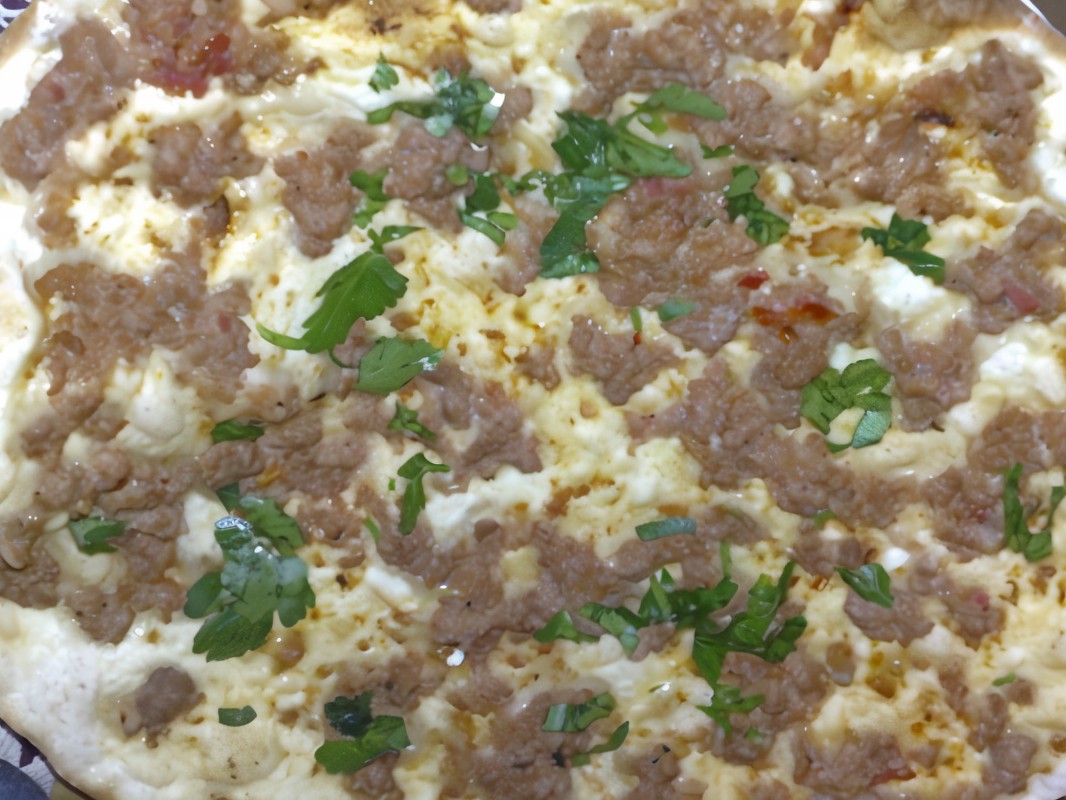 Lahmacun (Azerbaijani Pizza)