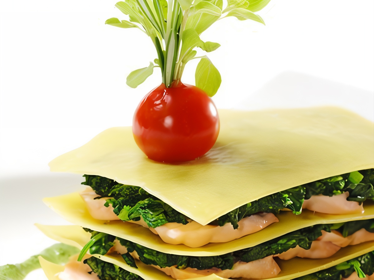 Salmon, Shrimp, and Spinach Lasagna