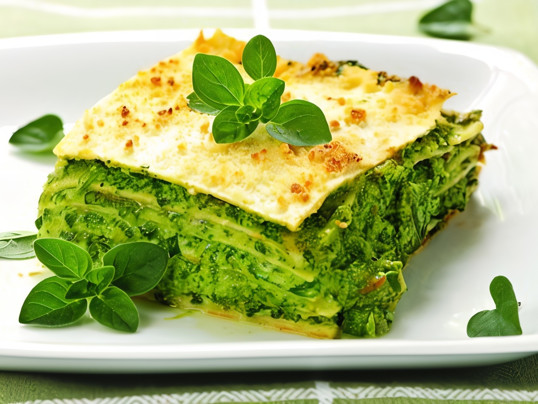 Лазанья из шпината и феты (aka Spanakopita Lasagna)