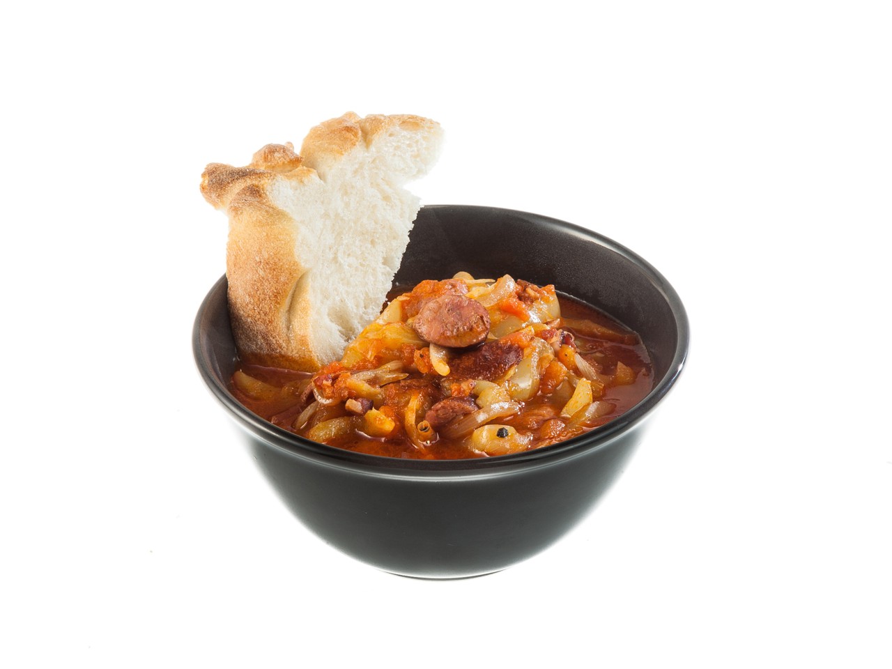 Lecho with Bacon and Sausages