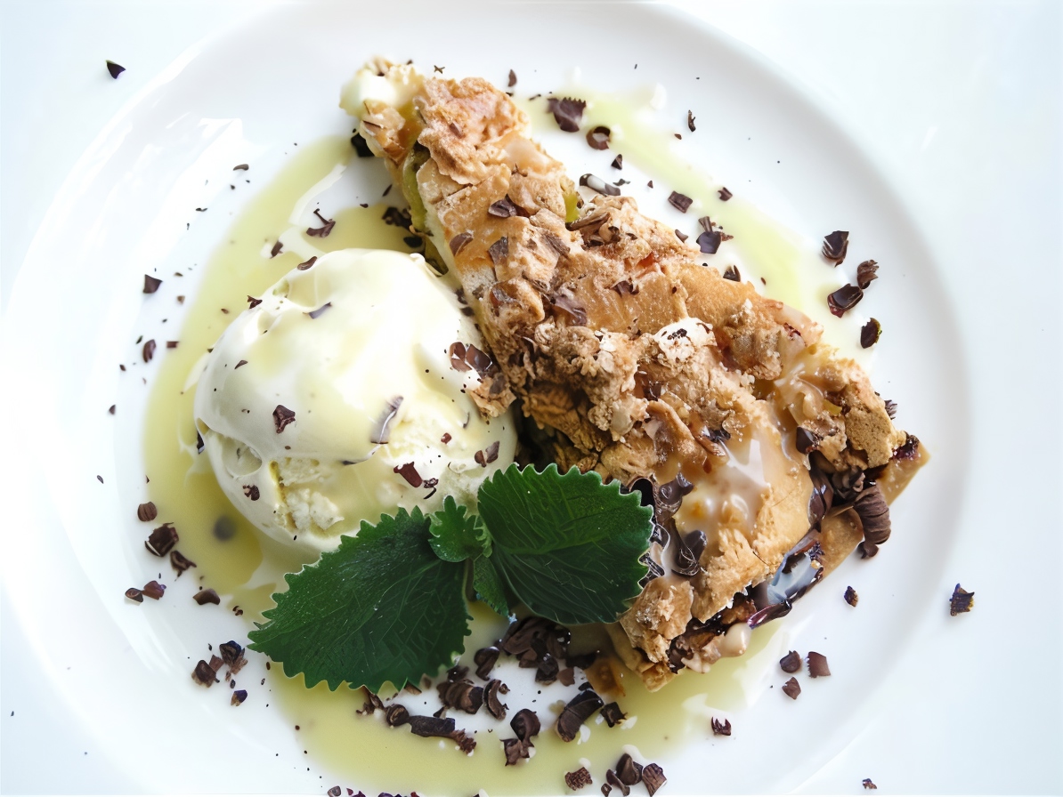 Icy Almond Cake