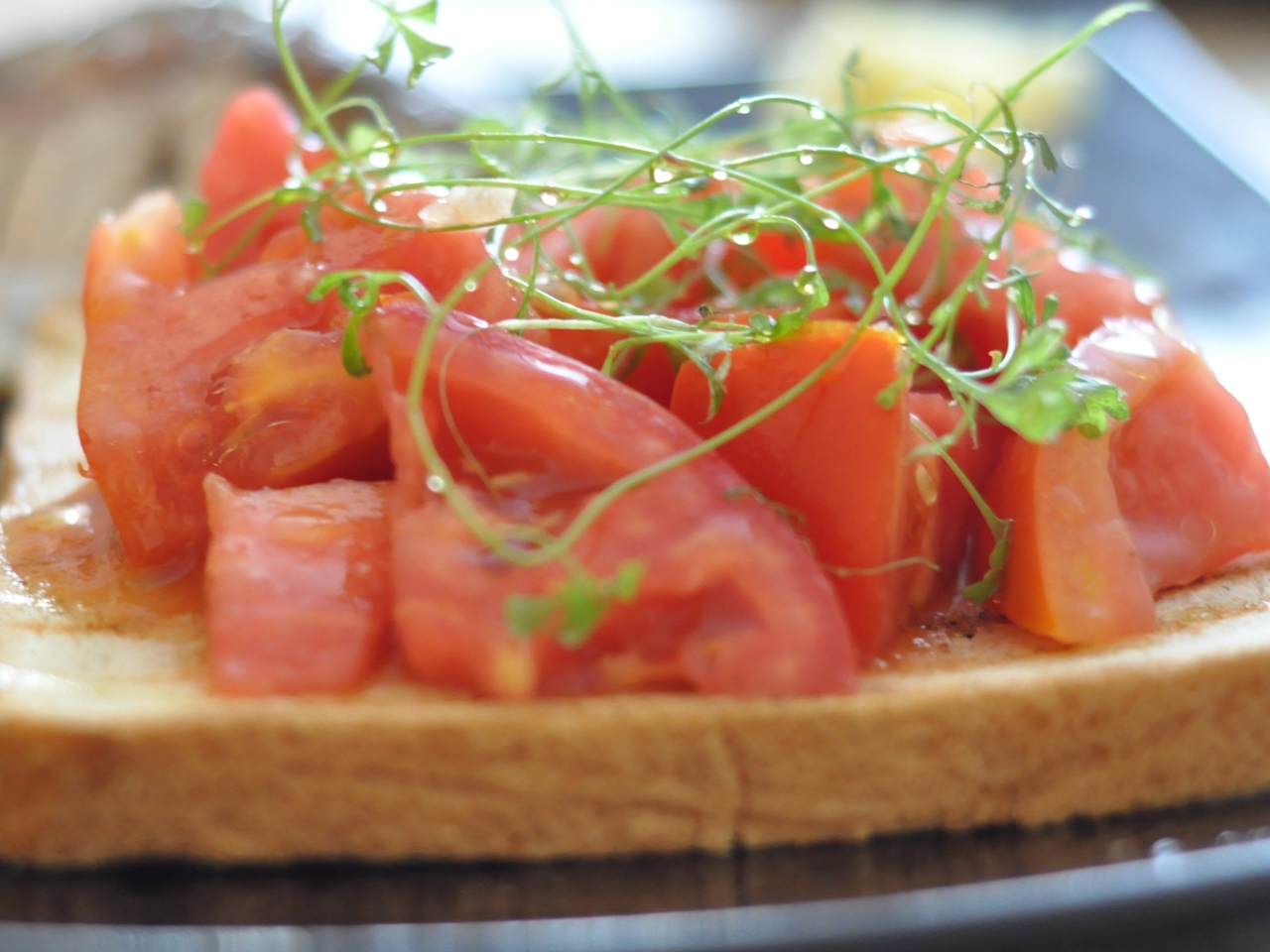 Light Salad on Toast