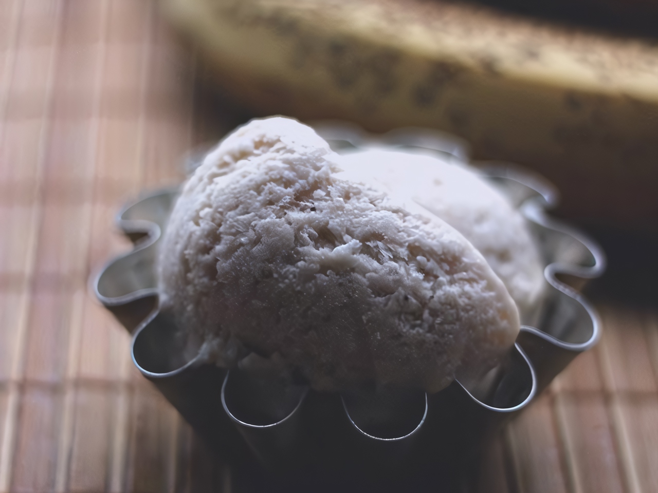 Easy Banana Ice Cream with Rum